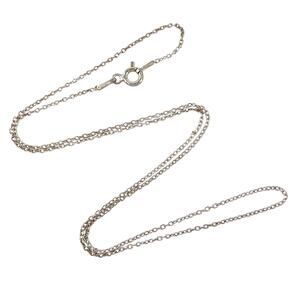 Vintage Italy Sterling Silver 925 Cable Link Chain Necklace 16.5"